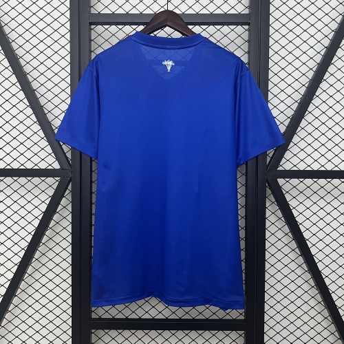 Fans Version 2024-2025 Elche Away Blue Soccer Jersey Football Shirt