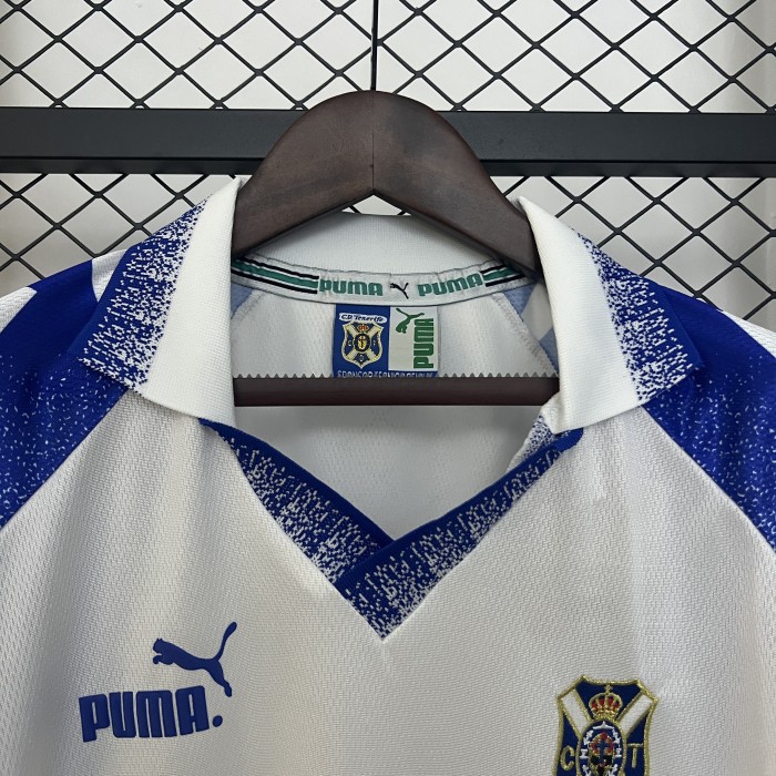 Retro Jersey 1997-1998 Tenerife Home Soccer Jersey Tenerice Football Shirt