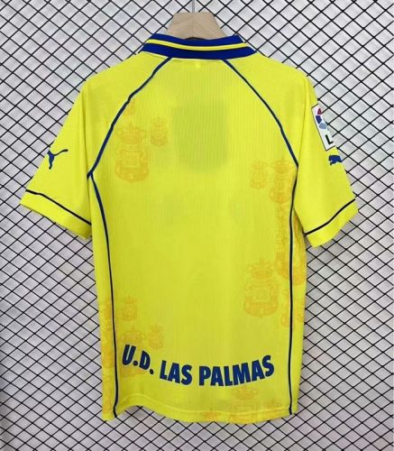 with LFP Patch Retro Jersey 1995-1996 Las Palmas Away Soccer Jersey Vintage Football Shirt