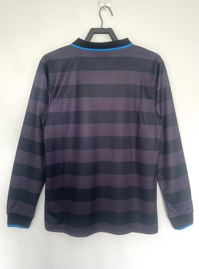 Retro Jersey Long Sleeve 1998-1999 Inter Milan Third Away Soccer Jersey Vintage Football Shirt