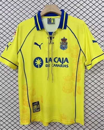 with LFP Patch Retro Jersey 1995-1996 Las Palmas Away Soccer Jersey Vintage Football Shirt