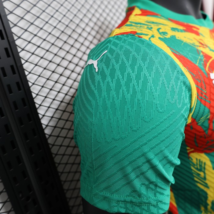 Player Version 2025 Senegal Green/Red/Yellow Soccer Jersey Football Shirt