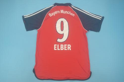 Retro Jersey 2000-2001 Bayern Munich ELBER 9 Champions League Home Soccer Jersey
