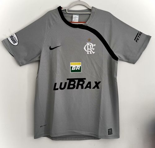 Retro Jersey 2008 Flamengo Grey Goalkeeper Soccer Jersey Football Shirt