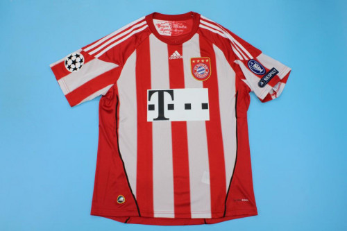 with UCL Patch Retro Jersey 2010-2011 Bayern Munich Home Soccer Jersey Vintage Football Shirt