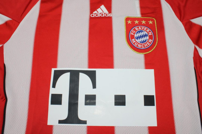 with Bundesliga Patch Retro Jersey 2010-2011 Bayern Munich Home Soccer Jersey Vintage Football Shirt