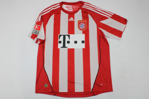 with Bundesliga Patch Retro Jersey 2010-2011 Bayern Munich Home Soccer Jersey Vintage Football Shirt