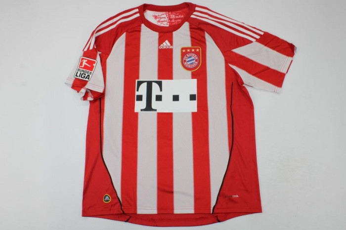 with Bundesliga Patch Retro Jersey 2010-2011 Bayern Munich Home Soccer Jersey Vintage Football Shirt