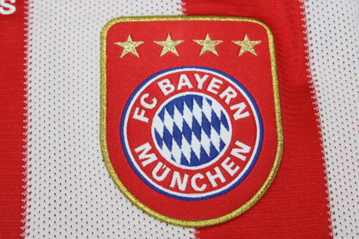 with Bundesliga Patch Retro Jersey Long Sleeve 2010-2011 Bayern Munich Home Soccer Jersey Vintage Football Shirt