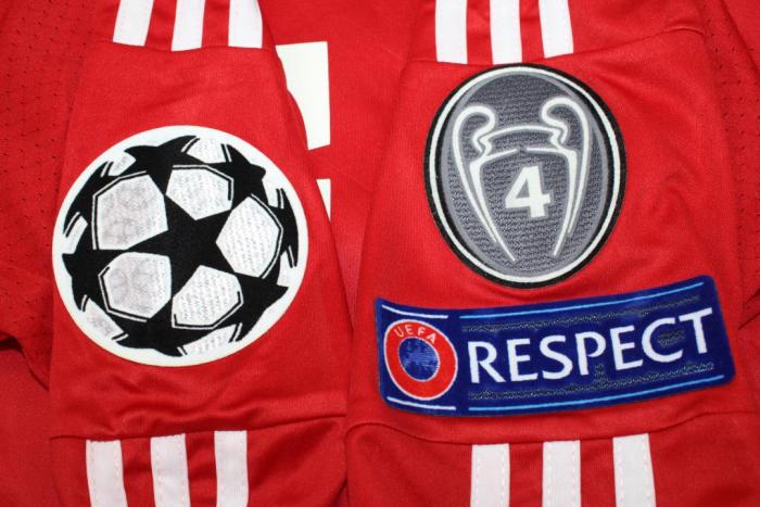 with Front Lettering+UCL Patch Retro Jersey Long Sleeve 2013-2014 Bayern Munich SCHWEINSTEIGER 31 Champions League Home Soccer Jersey Vintage Football Shirt