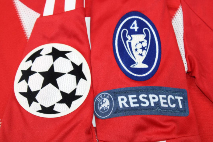 with UCL Patch Retro Jersey Long Sleeve 2010-2011 Bayern Munich SCHWEINSTEIGER 31 Home Soccer Jersey Vintage Football Shirt