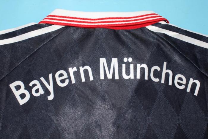 with UCL Patch Retro Jersey 1997-1998 Bayern Munich Home Soccer Jersey Vintage Football Shirt