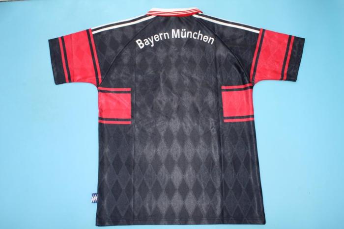 with UCL Patch Retro Jersey 1997-1998 Bayern Munich Home Soccer Jersey Vintage Football Shirt