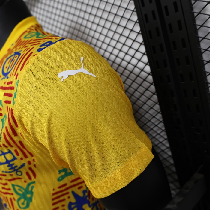 Player Version 2025 Ghana Yellow Special Edition Soccer Jersey Football Shirt