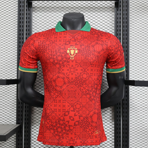 Player Version 2025 Portugal Red Special Edition Soccer Jersey Football Shirt