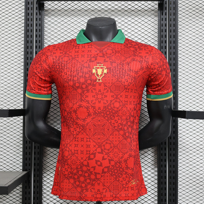 Player Version 2025 Portugal Red Special Edition Soccer Jersey Football Shirt