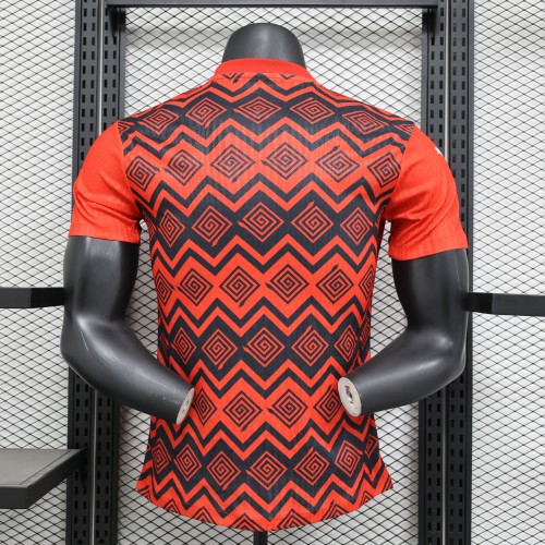 Player Version 2025 Egypt Red/Black Special Edition Soccer Jersey Football Shirt