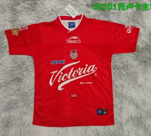 Retro Jersey 2000-2001 Deportivo Toluca Home Soccer Jersey Vintage Football Shirt