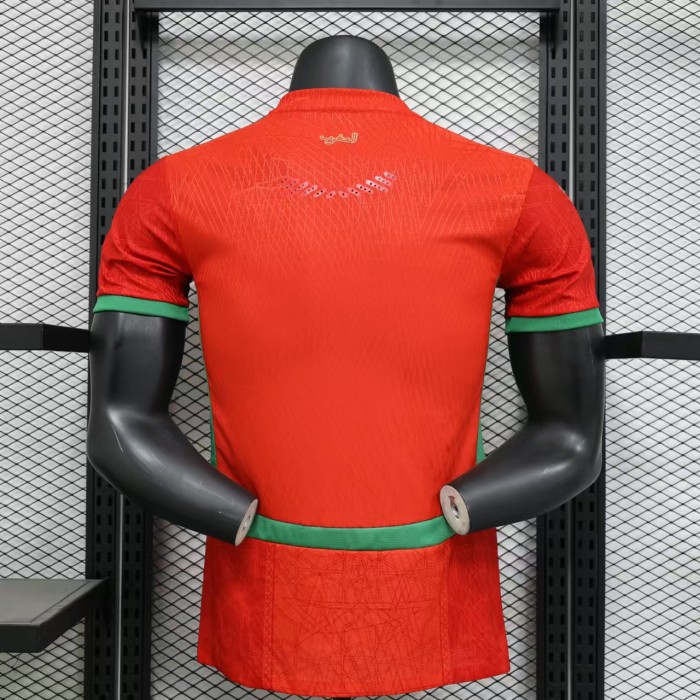 Player Version 2025 Morocco Home Soccer Jersey Football Shirt