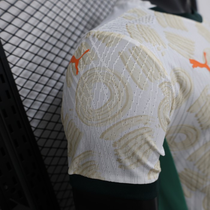 2025 Player Version Ivory Coast Away White Football Shirt Côte d'Ivoire Soccer Jersey