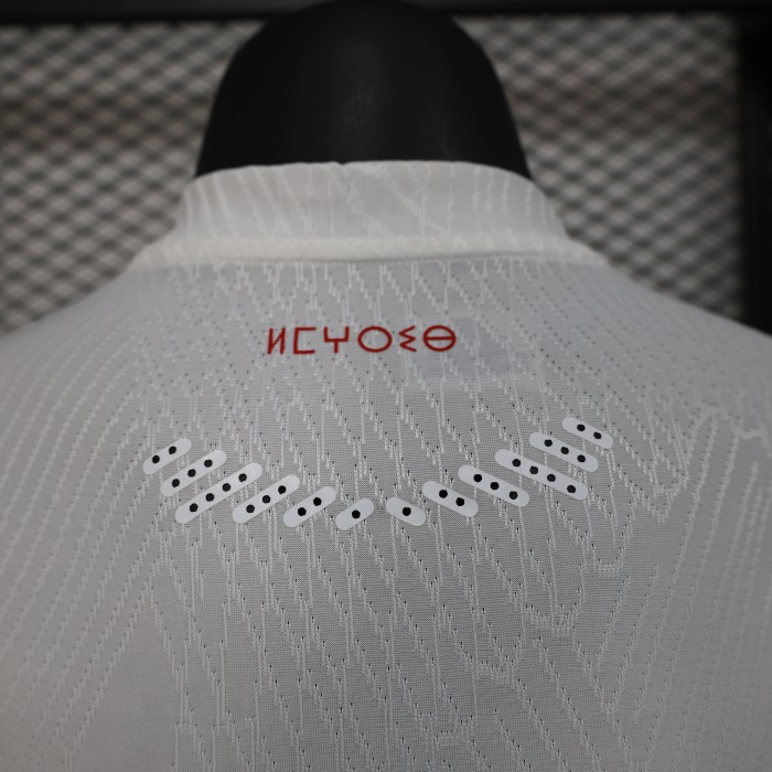 Player Version 2025 Morocco Away White Soccer Jersey Football Shirt
