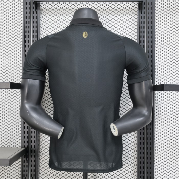 Player Version 2024-2025 AC Milan 125th Anniversary Soccer Jersey AC Black Football Shirt