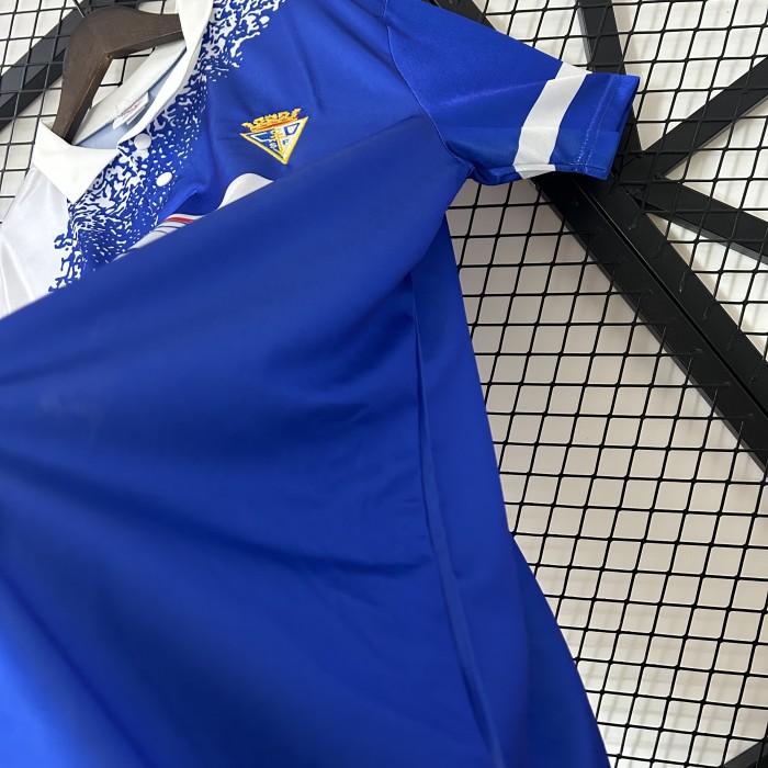 Retro Jersey 1993-1994 Fernandez Away Blue Soccer Jersey Vintage Football Shirt