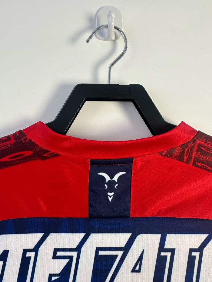 Long Sleeve Retro Jersey 2019-2020 Chivas Away Red Soccer Jersey Vintage Football Shirt