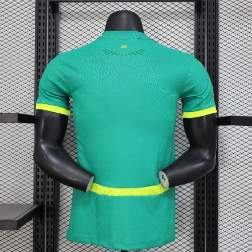 Player Version 2025 Senegal Away Green Soccer Jersey Football Shirt