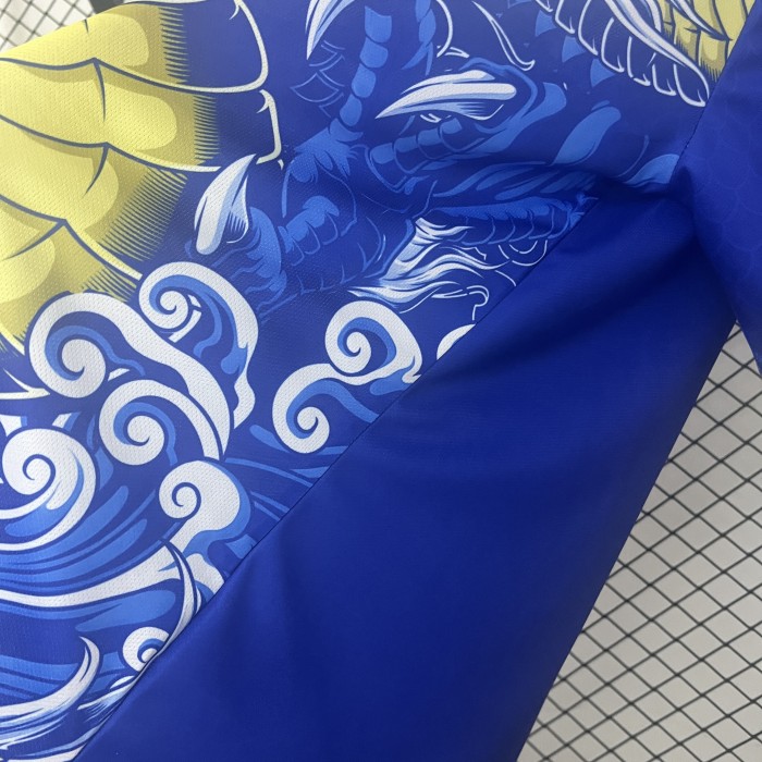 Fan Version Japan 2024 Blue Special Edition Soccer Jersey Football Shirt