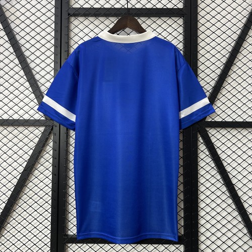 Retro Jersey 1993-1994 Fernandez Away Blue Soccer Jersey Vintage Football Shirt