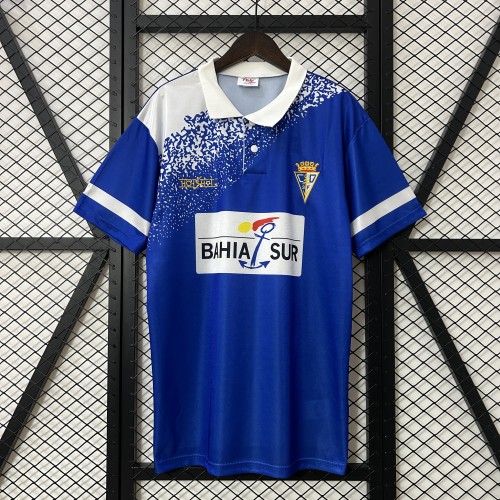 Retro Jersey 1993-1994 Fernandez Away Blue Soccer Jersey Vintage Football Shirt