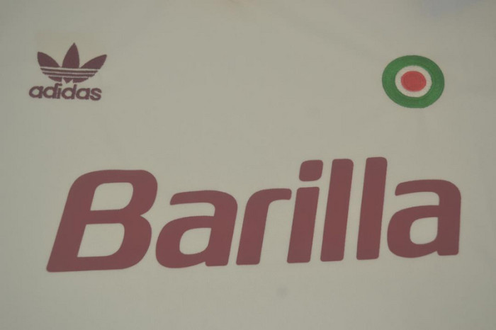 Retro Jersey 1991-1992 As Roma Away White Soccer Jersey Vintage Football Shirt