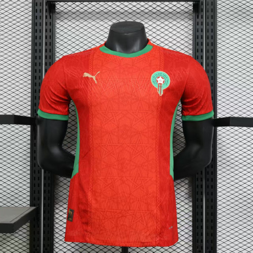 Player Version 2025 Morocco Home Soccer Jersey Football Shirt