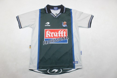 Retro Jersey 2000-2002 Real Sociedad Away Soccer Jersey Vintage Football Shirt