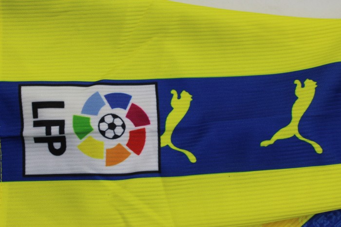 with LFP Patch Retro Jersey 1998-1999 Las Palmas Away Soccer Jersey Vintage Football Shirt