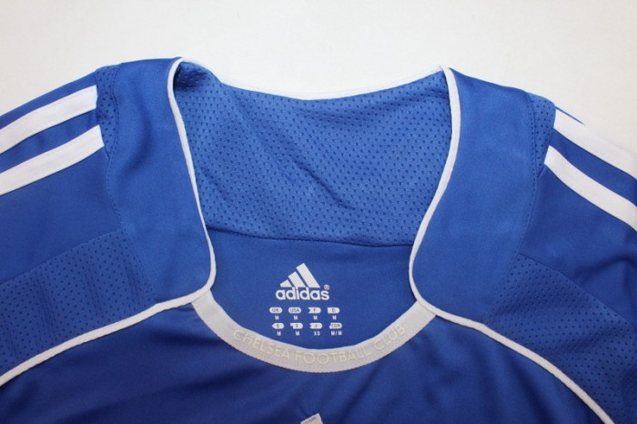 with EPL Patch Retro Jersey 2006-2007 Chelsea Home Soccer Jersey Vintage Football Shirt