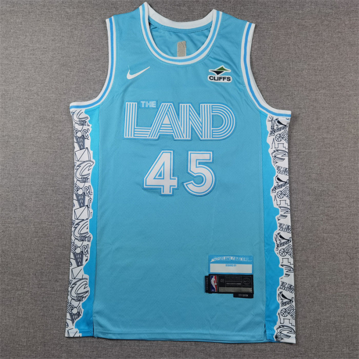 2025 City Edition Cleveland Cavaliers 45 MITCHELL Blue NBA Jersey Basketball Shirt