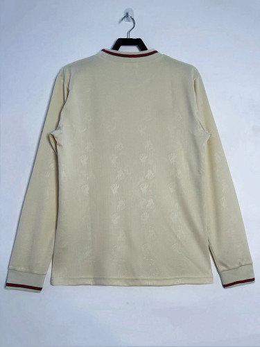 Long Sleeve Retro Jersey 1996-1997 Liverpool Away Soccer Jersey Vintage Football Shirt