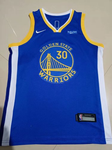 Youth Kids 2024 Golden State Warriors 30 CURRY Blue NBA Jersey Child Basketball Shirt
