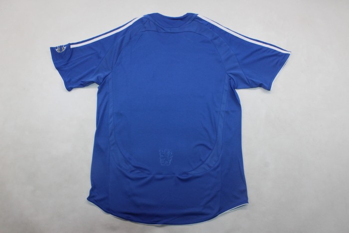 with EPL Patch Retro Jersey 2006-2007 Chelsea Home Soccer Jersey Vintage Football Shirt