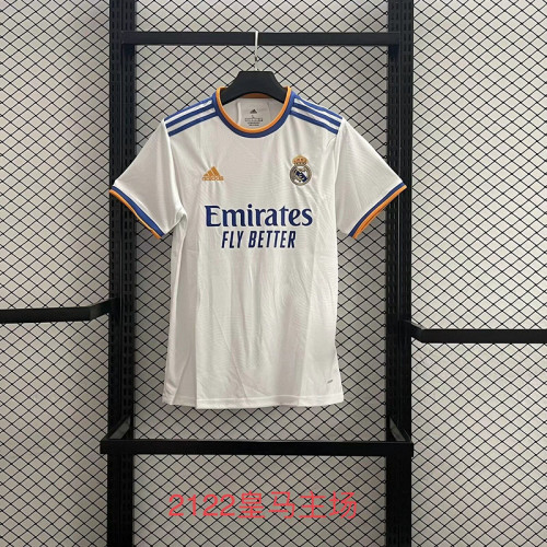 Retro Jersey 2021-2022 Real Madrid Home Soccer Jersey Vintage Real Football Shirt