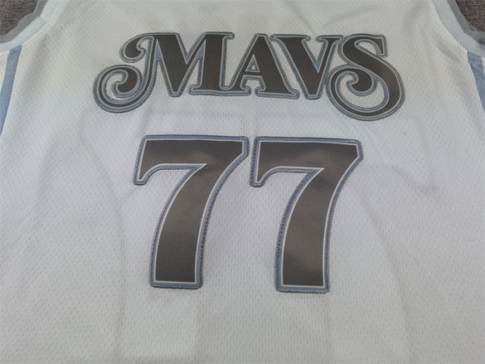 2025 City Edition Dallas Mavericks DONCIC 77 White NBA Jersey Basketball Shirt