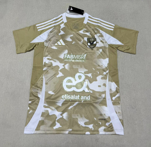 Fans Version 2024-2025 Al Ahly Third Away Soccer Jersey Football Shirt