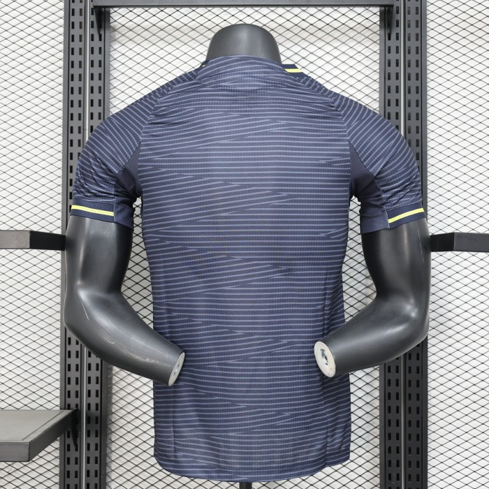 Player Version 2025-2026 Real Madrid Blue Soccer Jersey Real Football Shirt