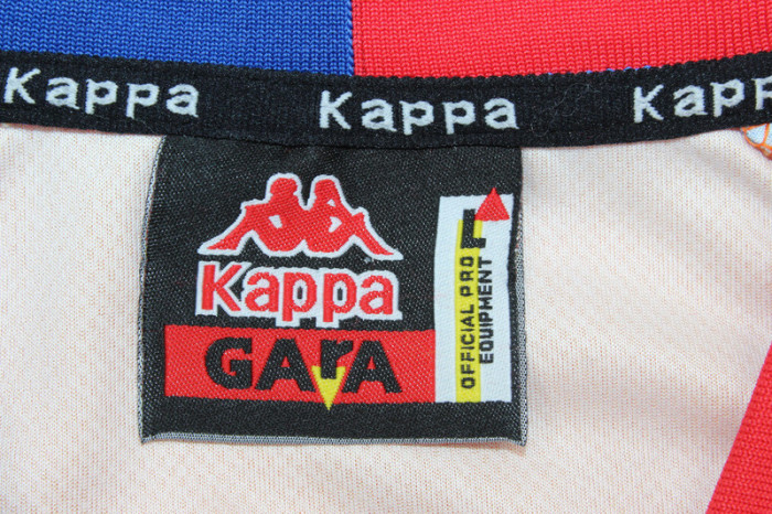 with UCL Patch Retro Jersey 1997-1998 Barcelona Away Soccer Jersey Vintage Football Shirt