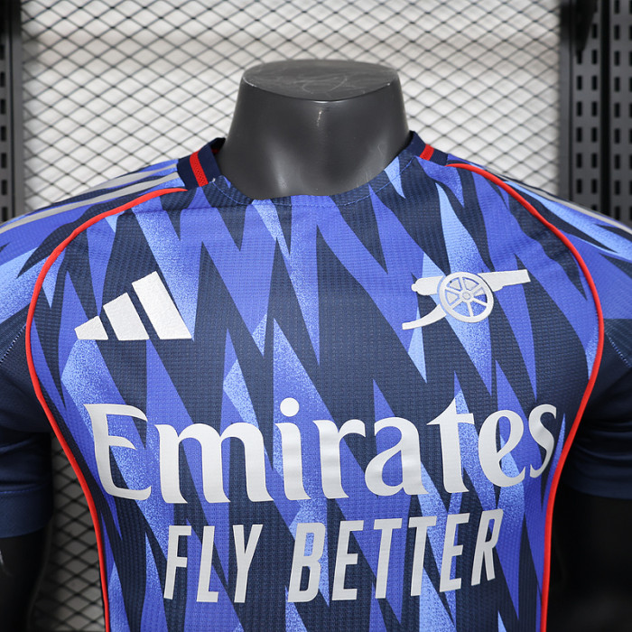 Player Version 2025-2026 Arsenal Blue Footbal Shirt Soccer Jersey
