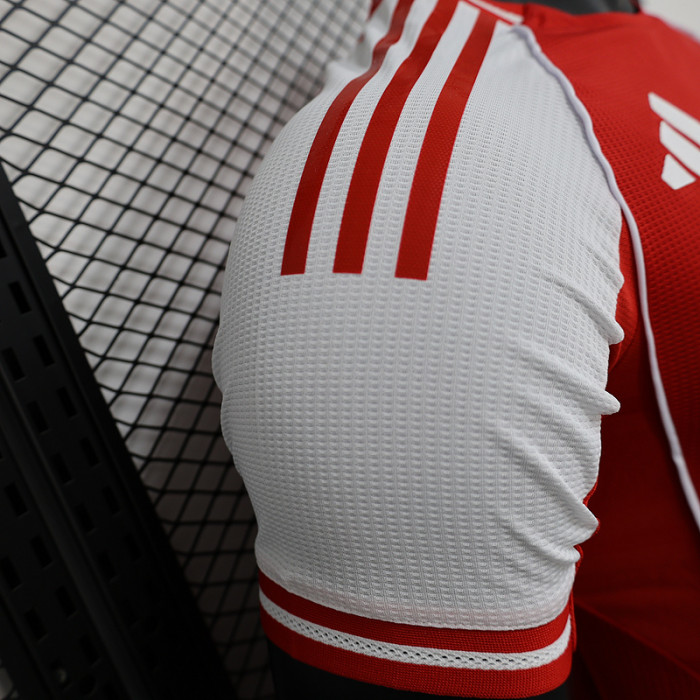Player Version 2025-2026 Arsenal Red Footbal Shirt Soccer Jersey
