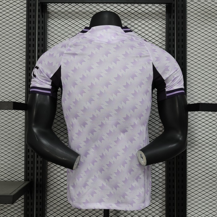 Player Version 2025-2026 Manchester United White/Purple Soccer Jersey Man United Football Shirt
