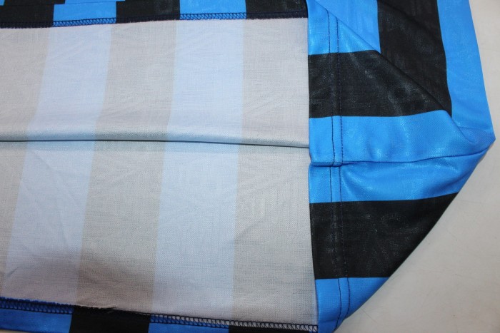 Retro Jersey 1993-1994 Inter Milan BERGOMI 2 Home Soccer Jersey Vintage Football Shirt